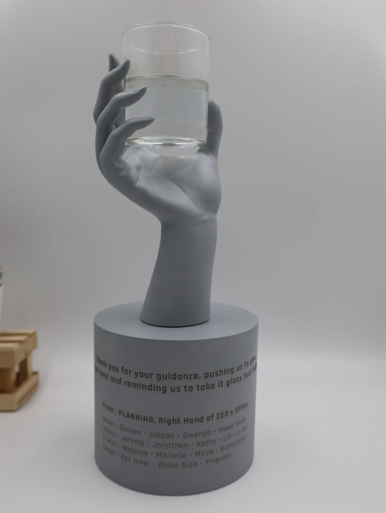 The Cup Half Full Award